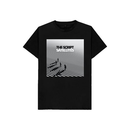 The Script Satellites Album Black T-Shirt