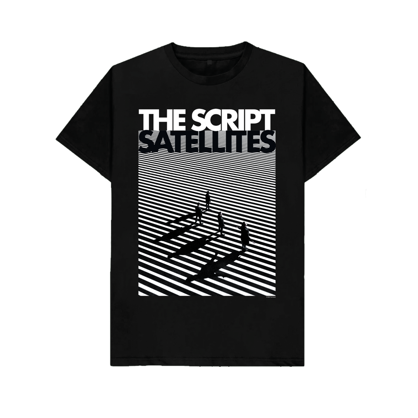 The Script Album Dateback Black Tee