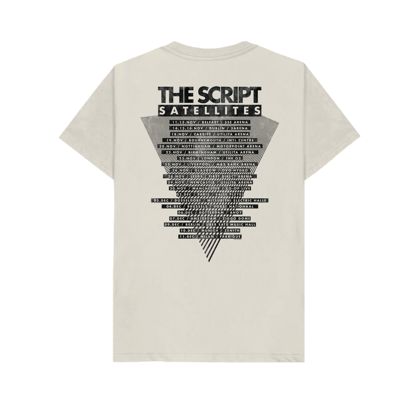 The Script Photo Dateback Off White Tee