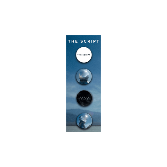Man In The Arena Bookmark / Pin Badge Set
