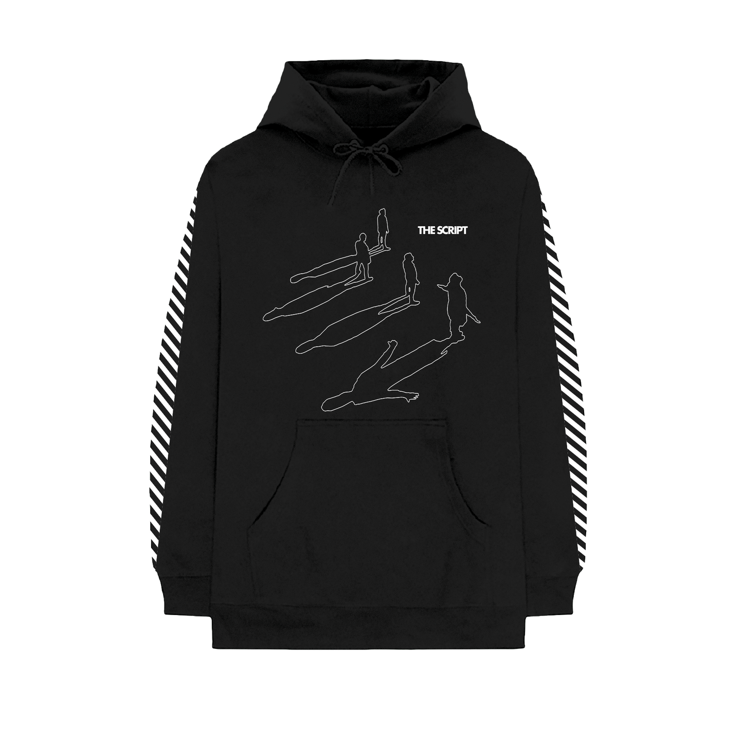 The Script Silhouette Black Hoodie